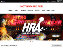 Tablet Screenshot of hotrodarcade.com